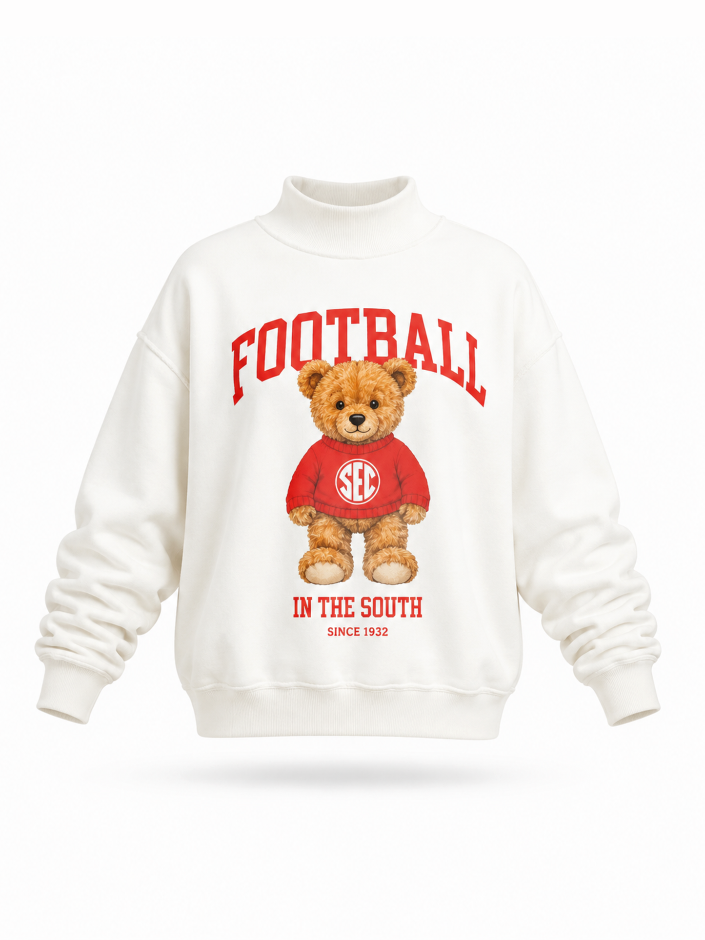 PREORDER: SEC Teddy Bear Mock Neck Sweatshirt (EARLY SEPTEMBER)