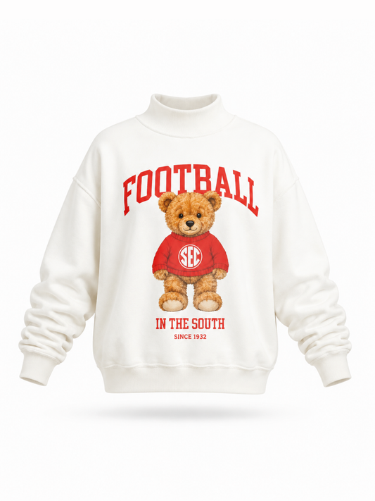 PREORDER: SEC Teddy Bear Mock Neck Sweatshirt (EARLY SEPTEMBER)