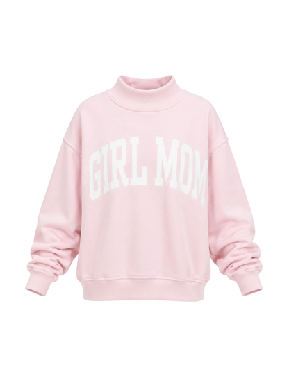 PREORDER: Girl Mom/Motherhood Reversible Mock Neck Sweatshirt (EARLY DECEMBER)