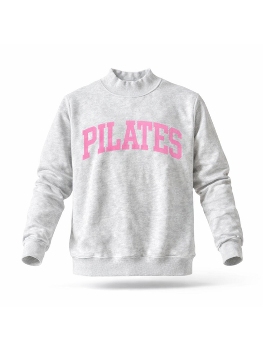 Pilates/Yoga Reversible Mock Neck Sweatshirt