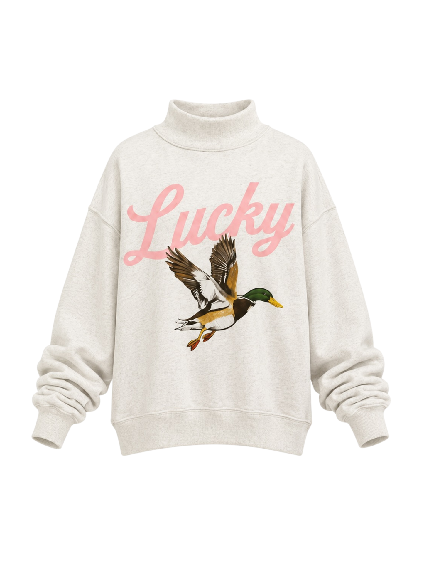 PREORDER: Lucky Duck/Mallard Reversible Mock Neck Sweatshirt (EARLY JANUARY)