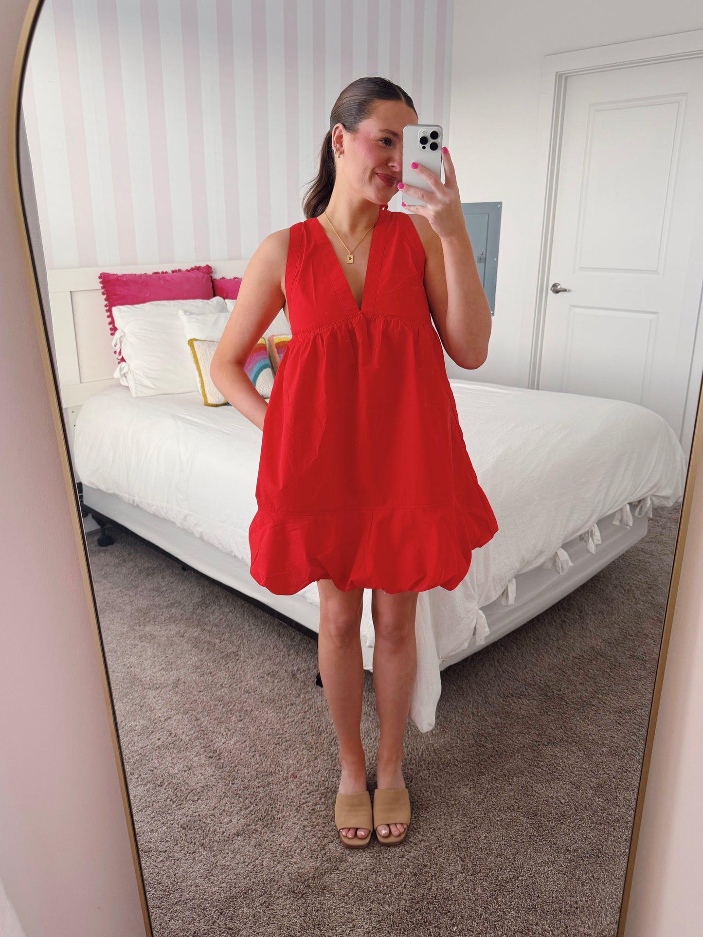 Steal a Kiss Bow Back Bubble Dress