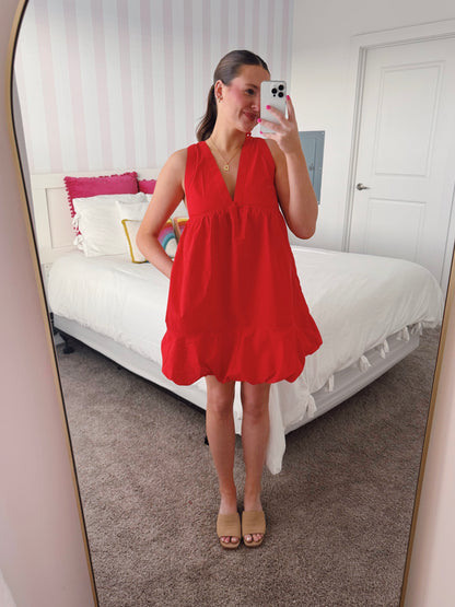 Steal a Kiss Bow Back Bubble Dress