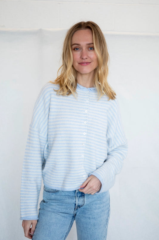 PREORDER: Coffee Run Button Down Cardigan