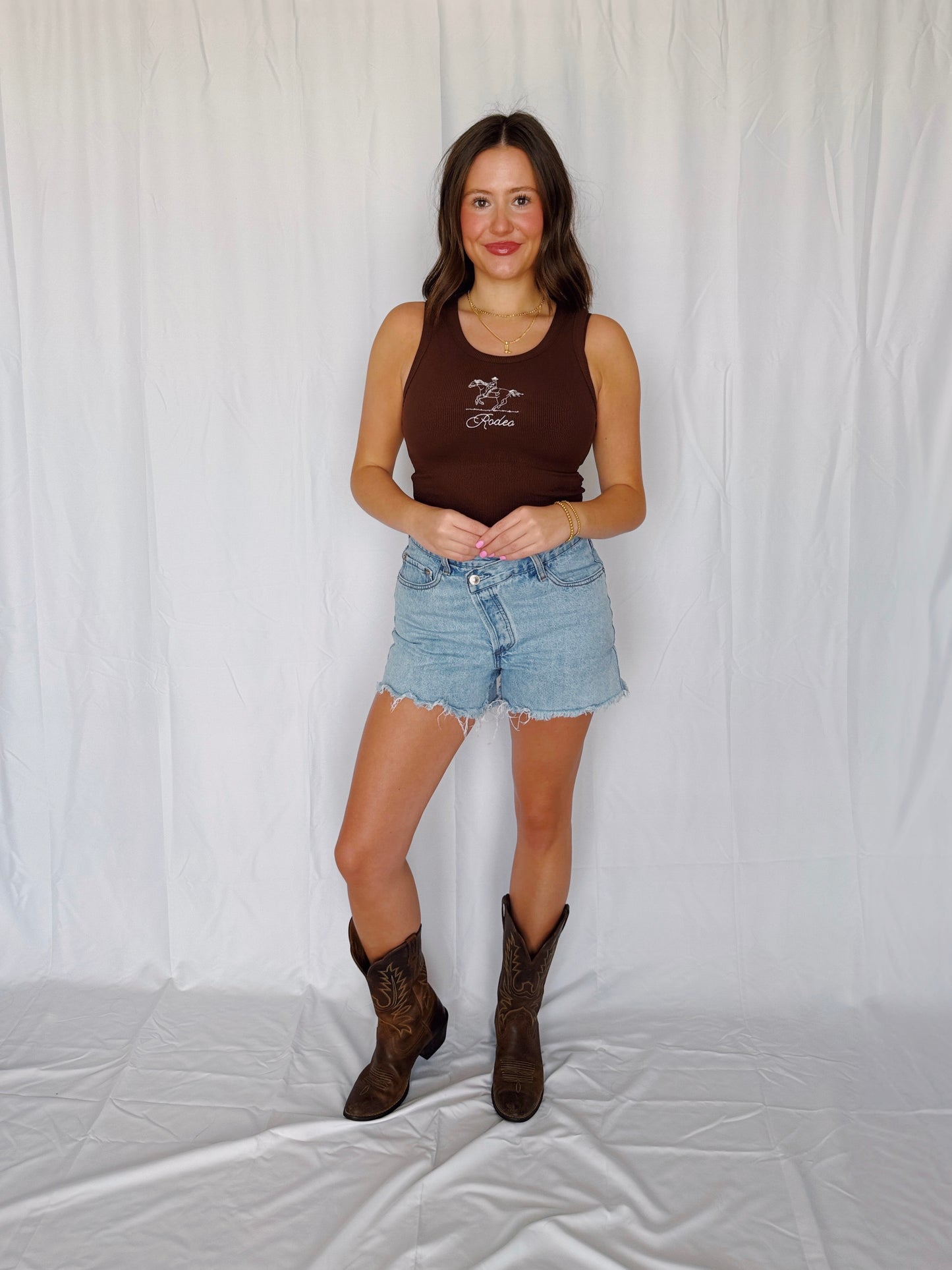 God's Country Embroidered Rodeo Tank