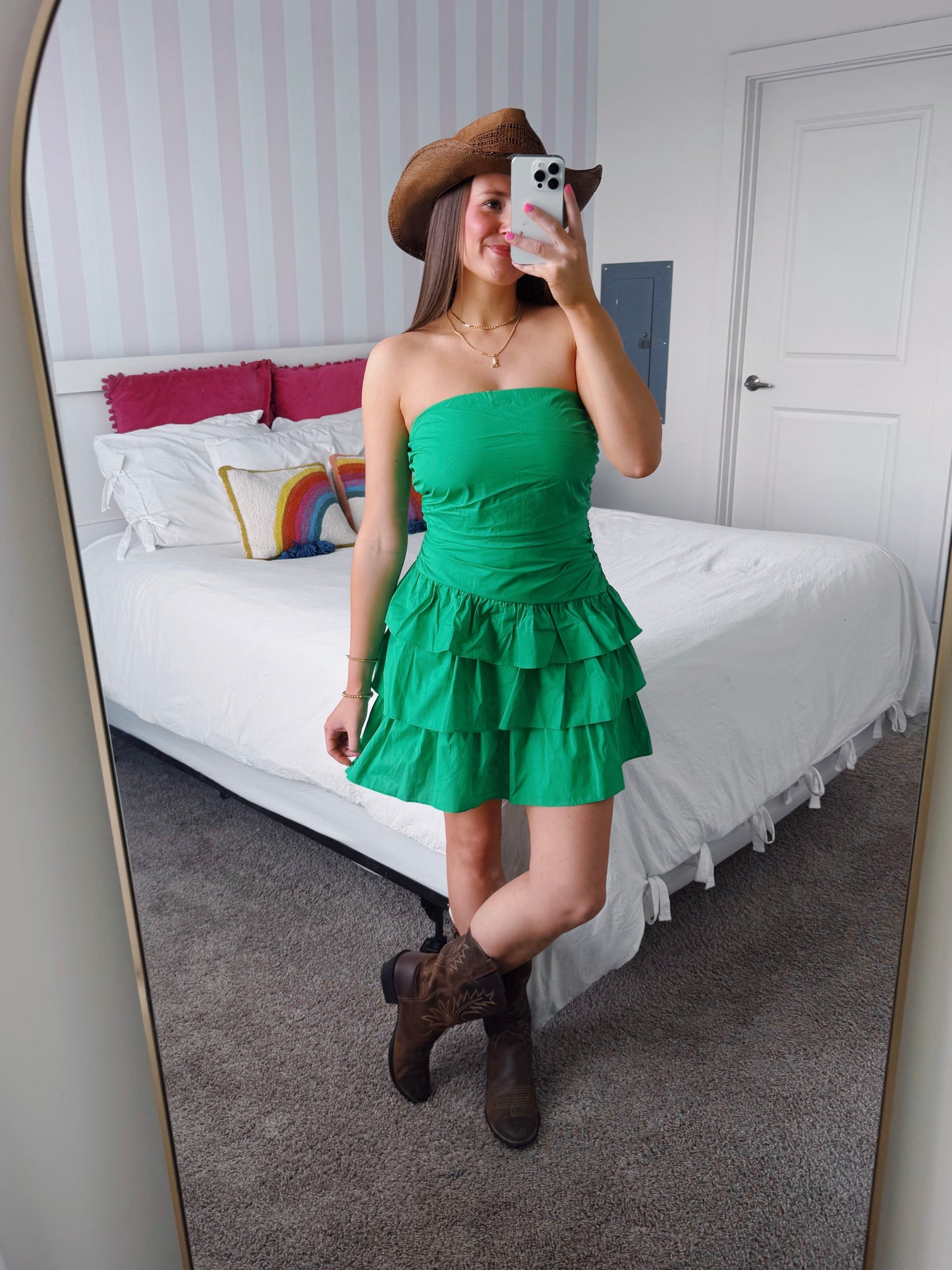 Make Your Mark Ruffle Dress