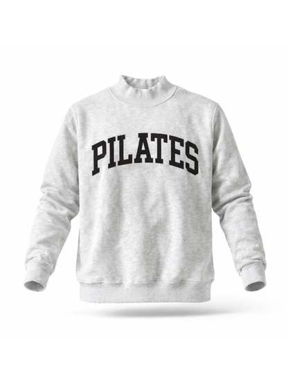 Pilates/Yoga Reversible Mock Neck Sweatshirt