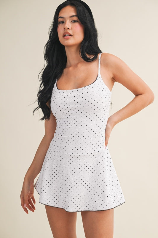 PREORDER: No Limits Polka Dot Athletic Dress (EARLY JUNE)