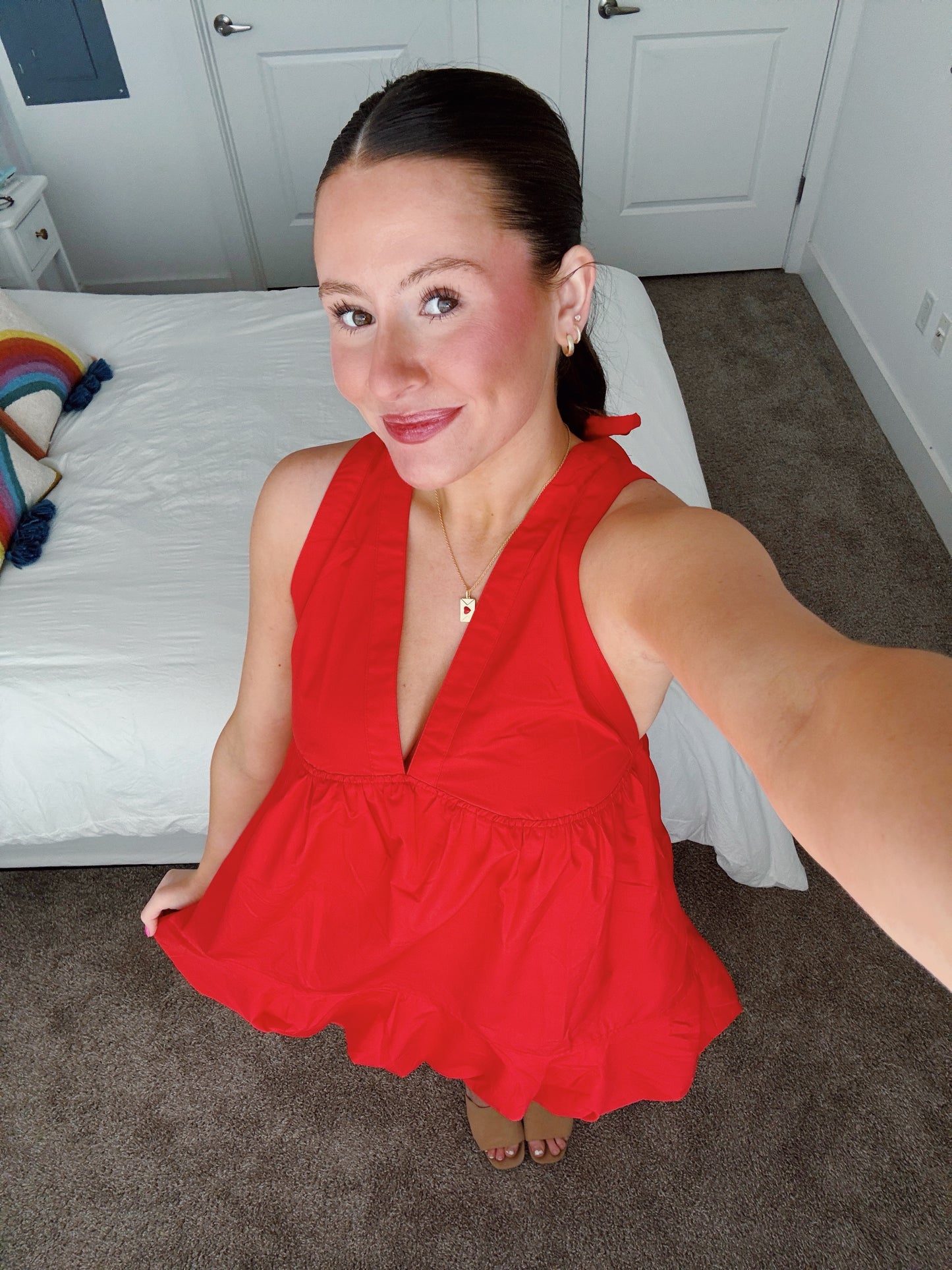 Steal a Kiss Bow Back Bubble Dress