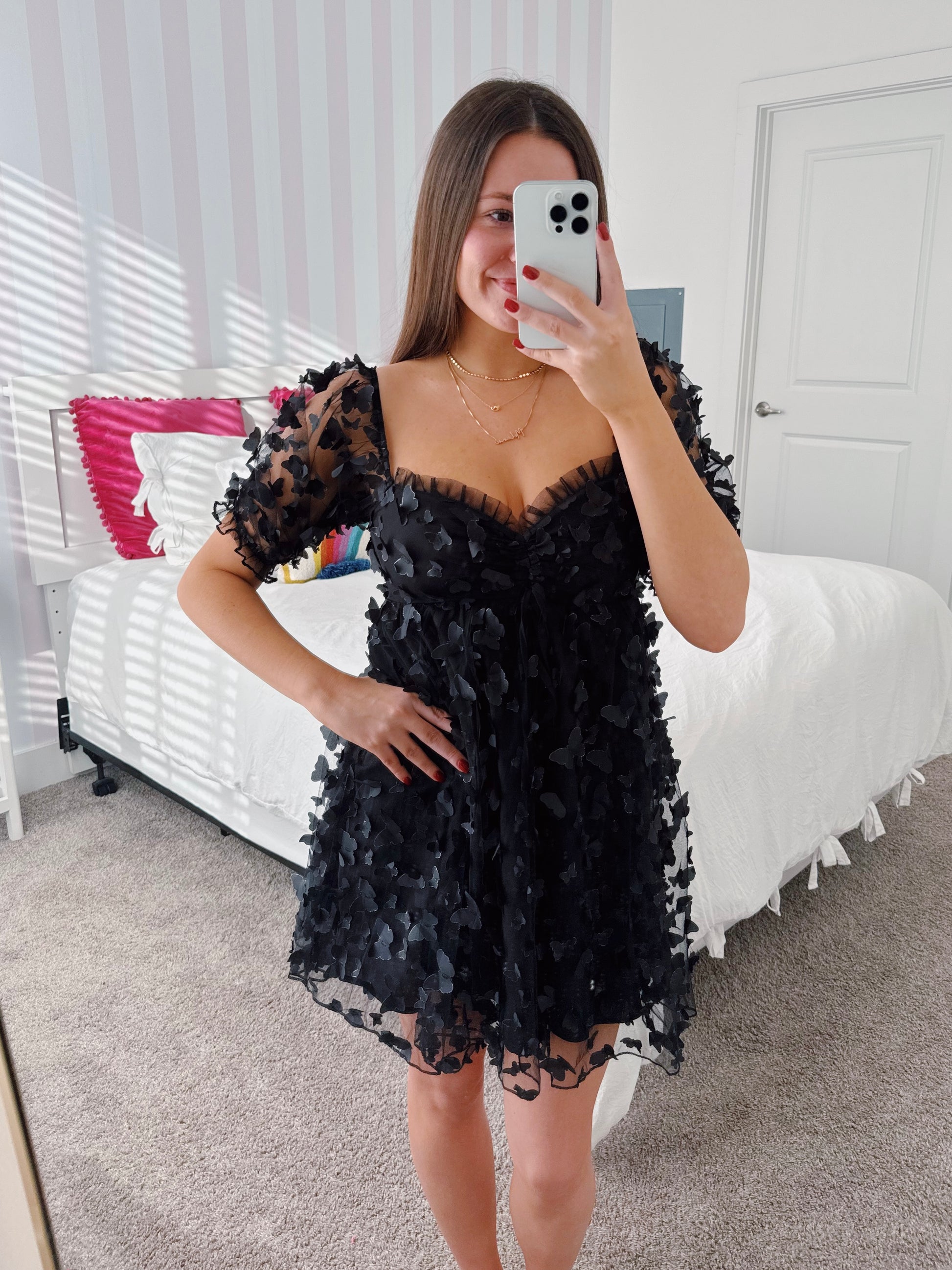 Come Fly With Me Butterfly Babydoll Dress loveyoumore Come Fly With Me Butterfly Babydoll Dress loveyoumore