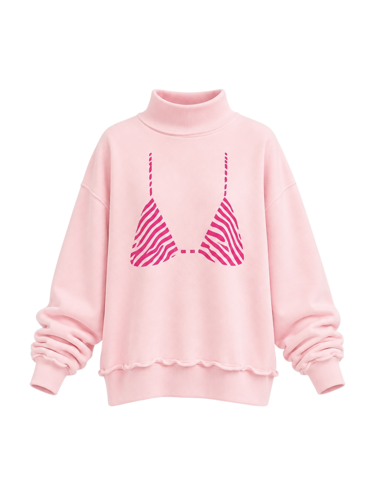 PREORDER: Patterned Bikini Mock Neck Sweatshirt (EARLY JANUARY)