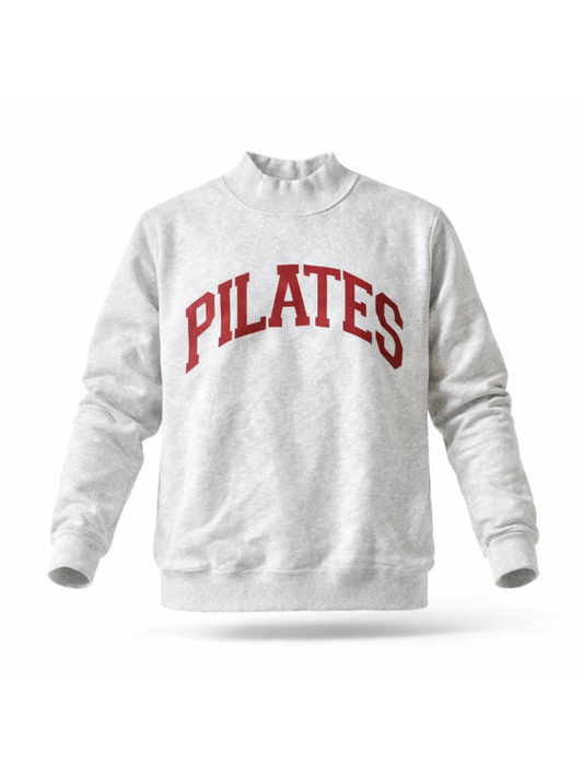 Pilates/Yoga Reversible Mock Neck Sweatshirt