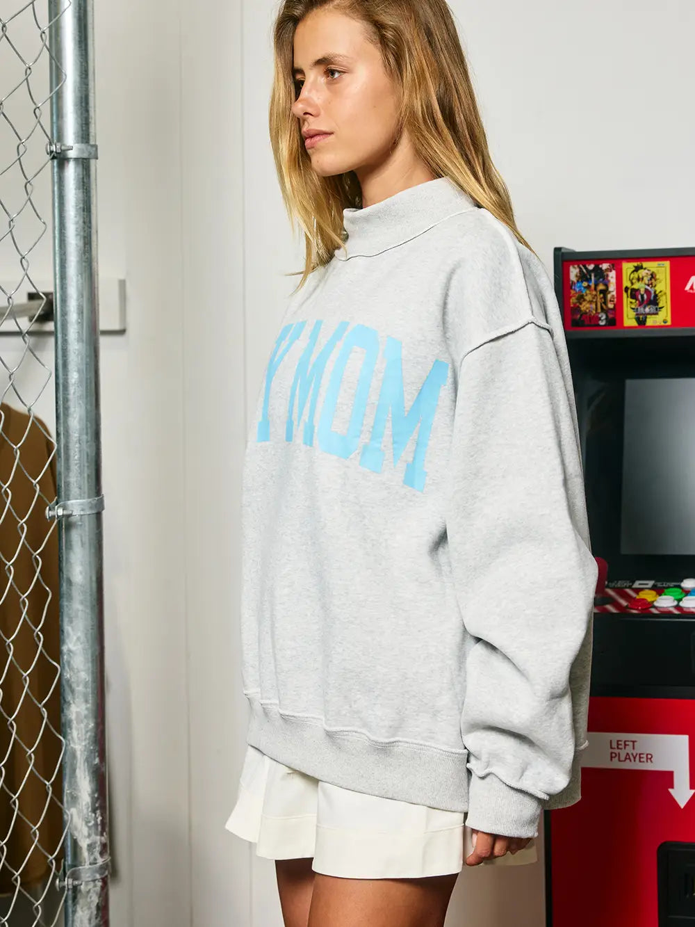 PREORDER: Boy Mom/Motherhood Reversible Mock Neck Sweatshirt (EARLY DECEMBER)