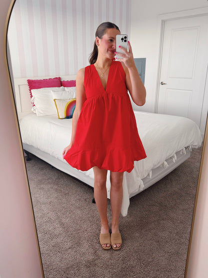 Steal a Kiss Bow Back Bubble Dress