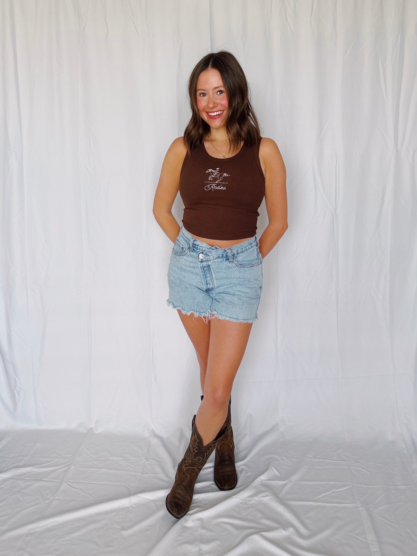 God's Country Embroidered Rodeo Tank