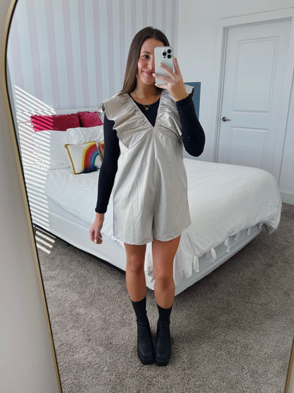 Play Date Leather Romper