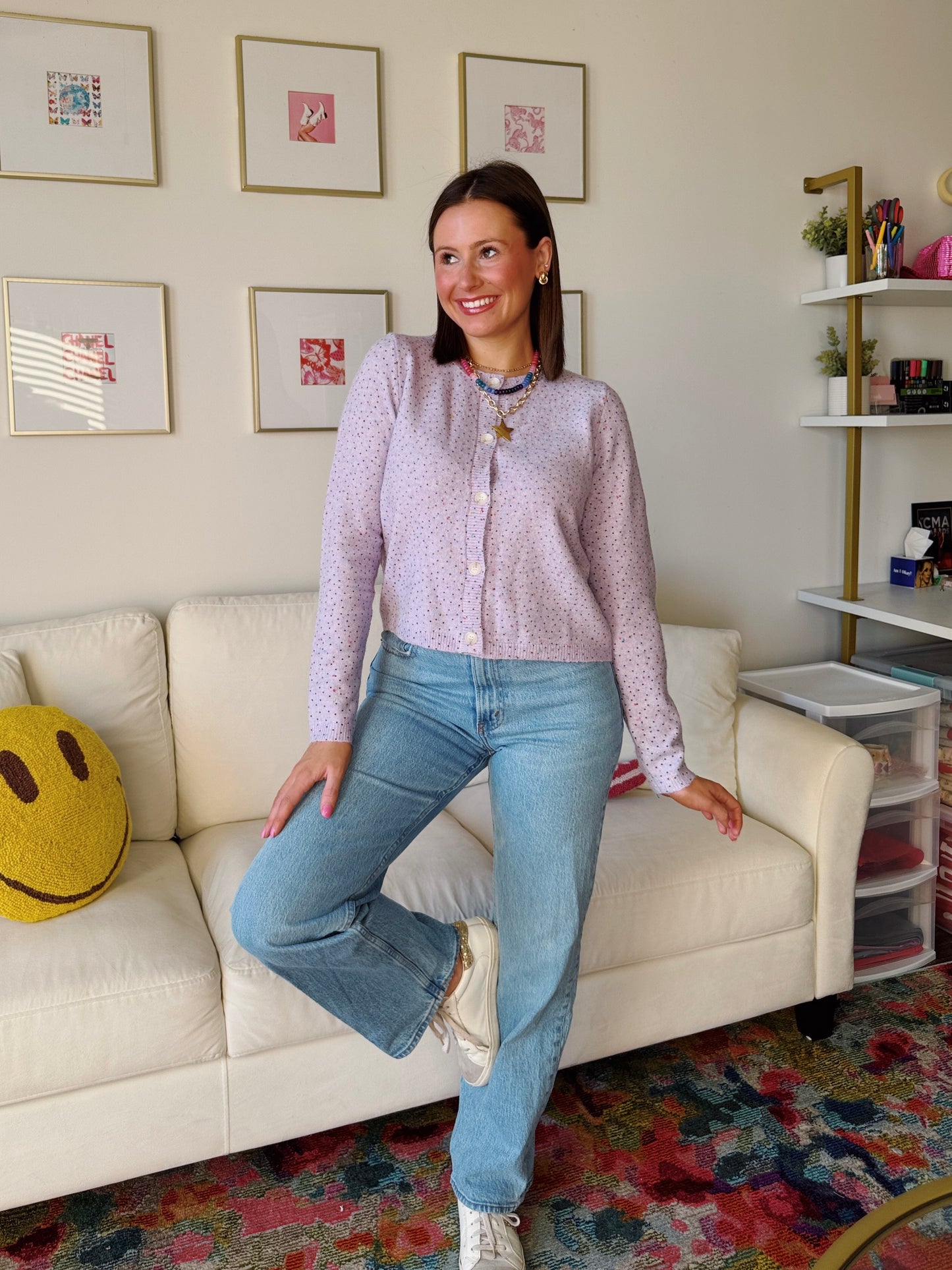 Pop Rocks Confetti Button Down Cardigan