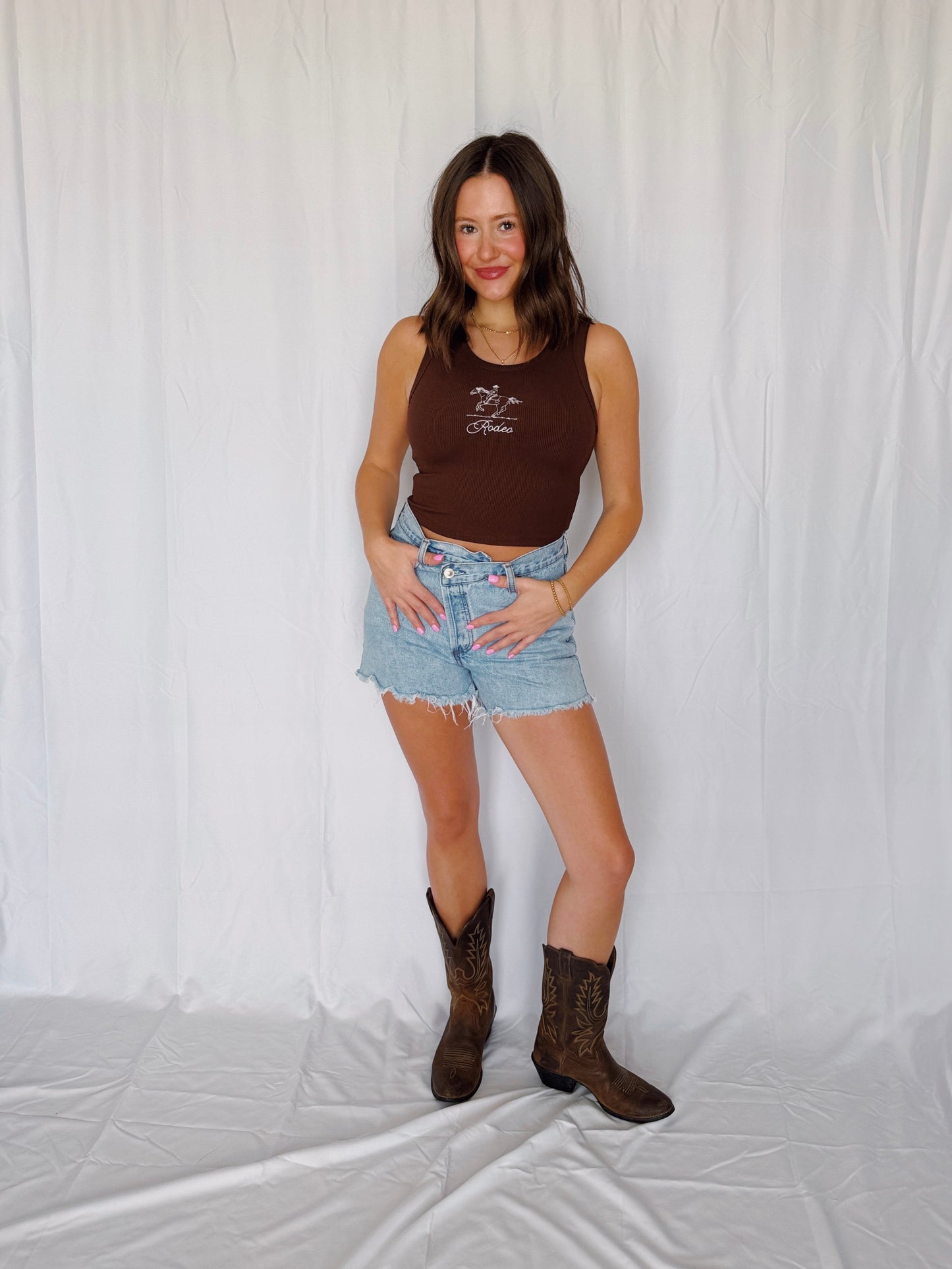 God's Country Embroidered Rodeo Tank