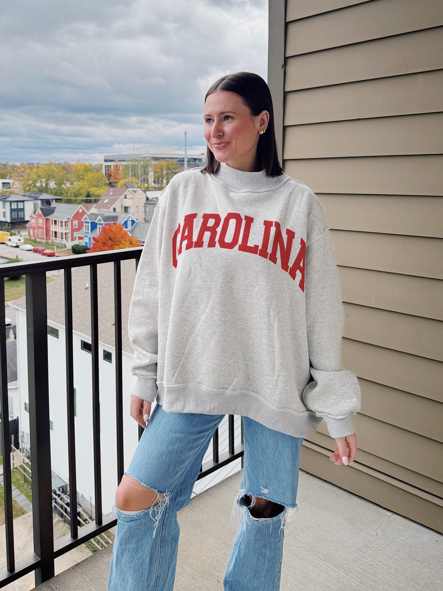 South Carolina Reversible Mock Neck Sweatshirt