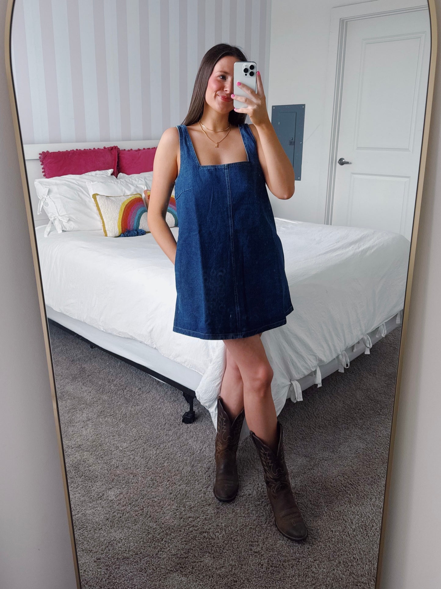 Long Live Cowgirls Denim Dress