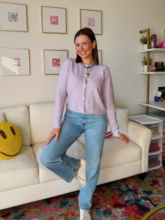 Pop Rocks Confetti Button Down Cardigan