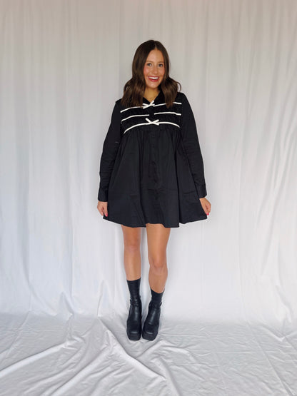 Darling Days Bow Button Down Dress