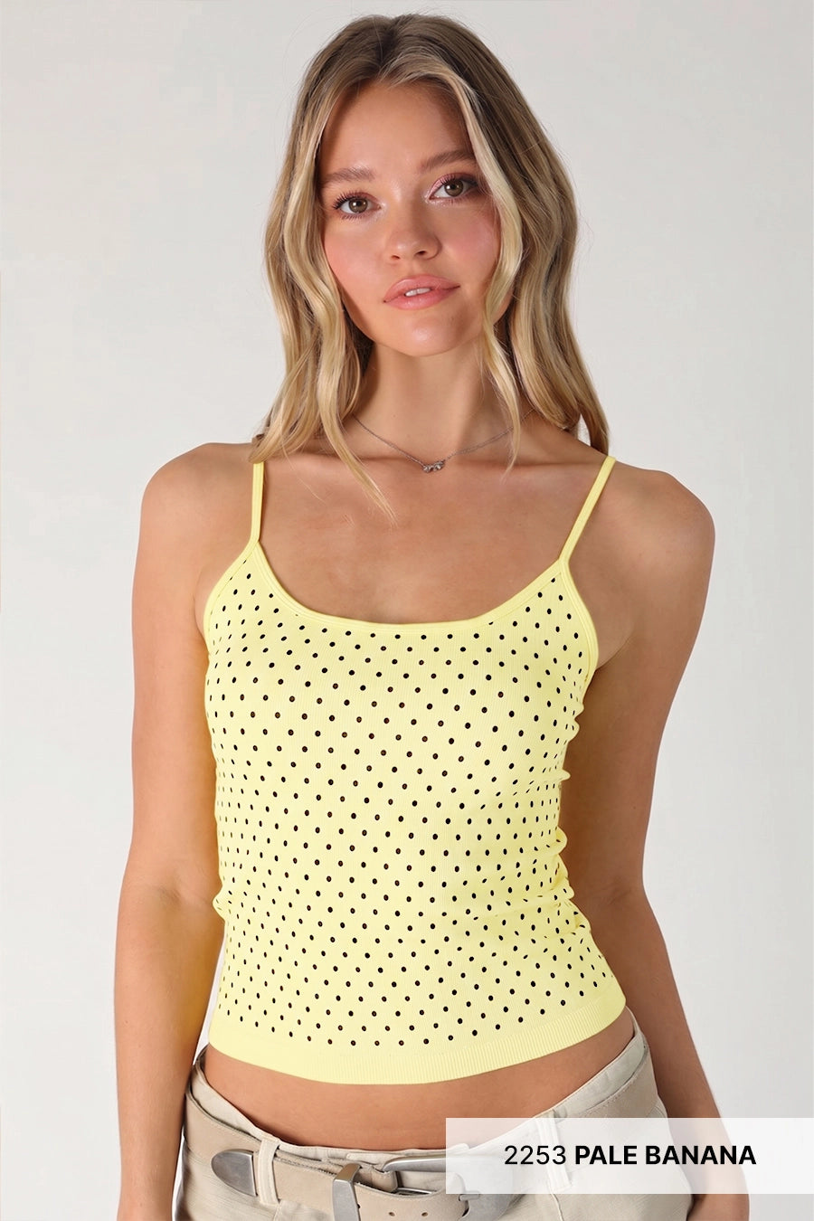 Sweet Spot Polka Dot Seamless Tank