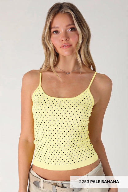 Sweet Spot Polka Dot Seamless Tank