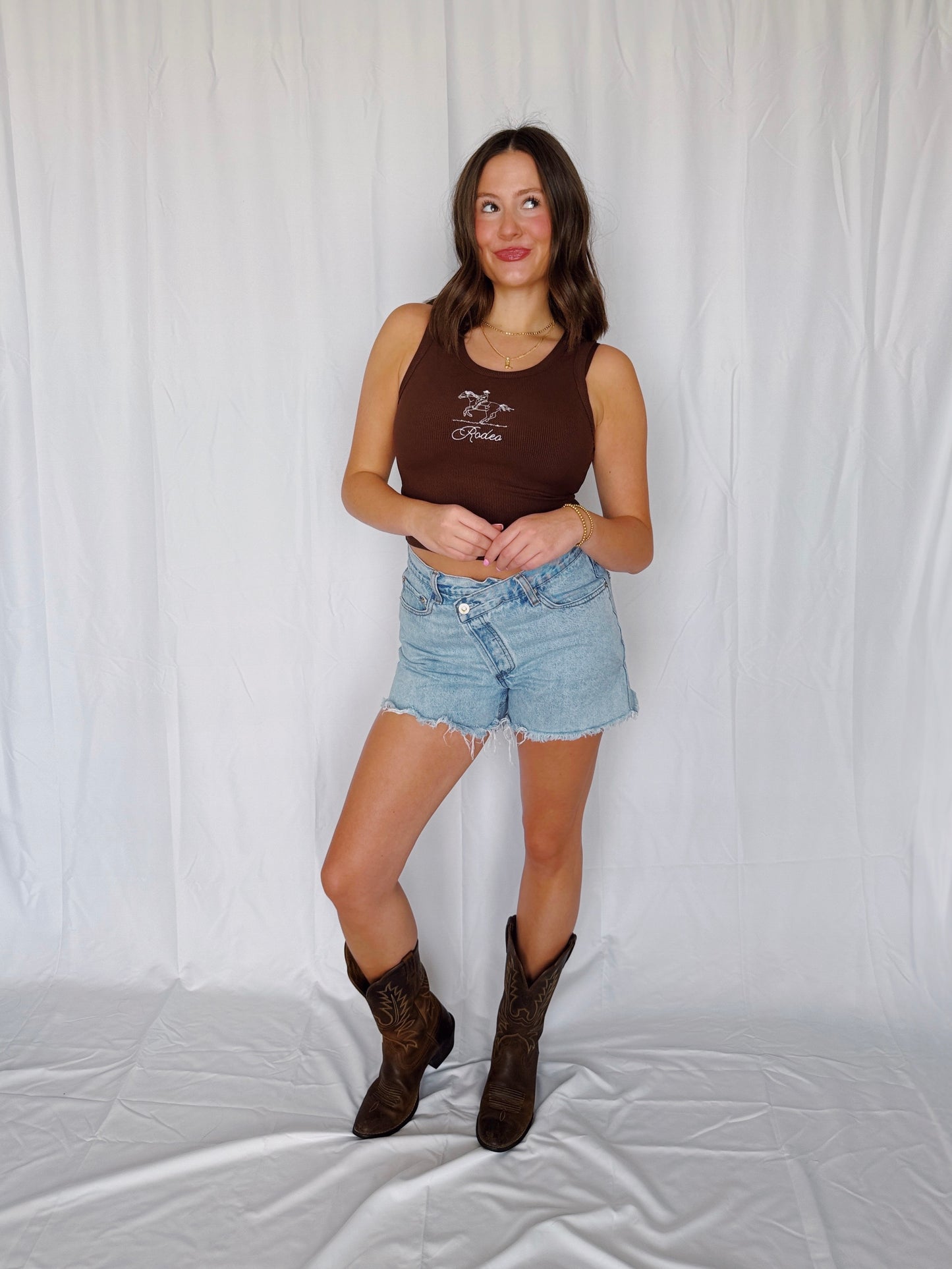 God's Country Embroidered Rodeo Tank