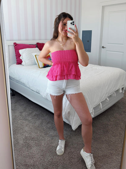 Candy Floss Babydoll Top