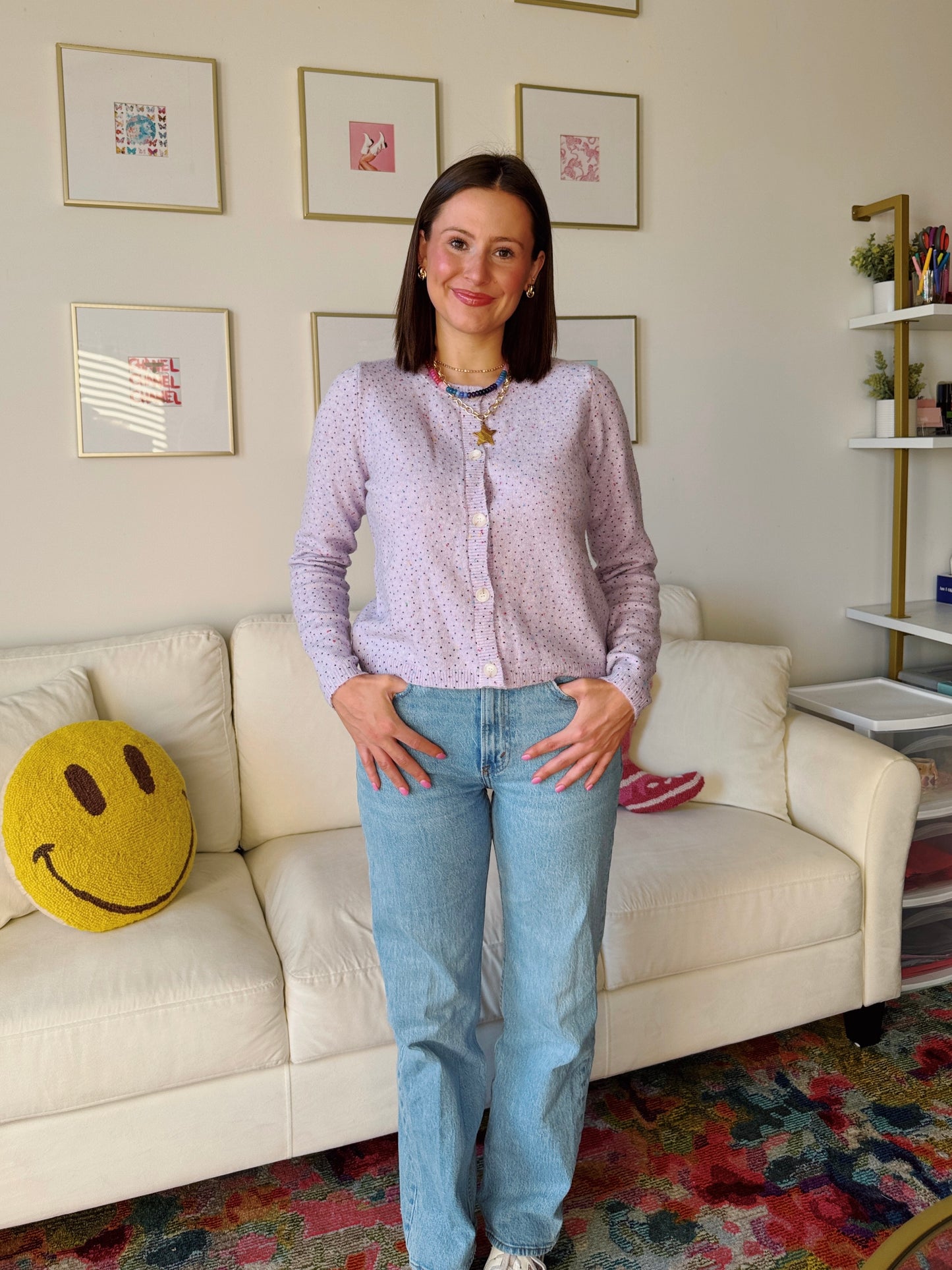 Pop Rocks Confetti Button Down Cardigan