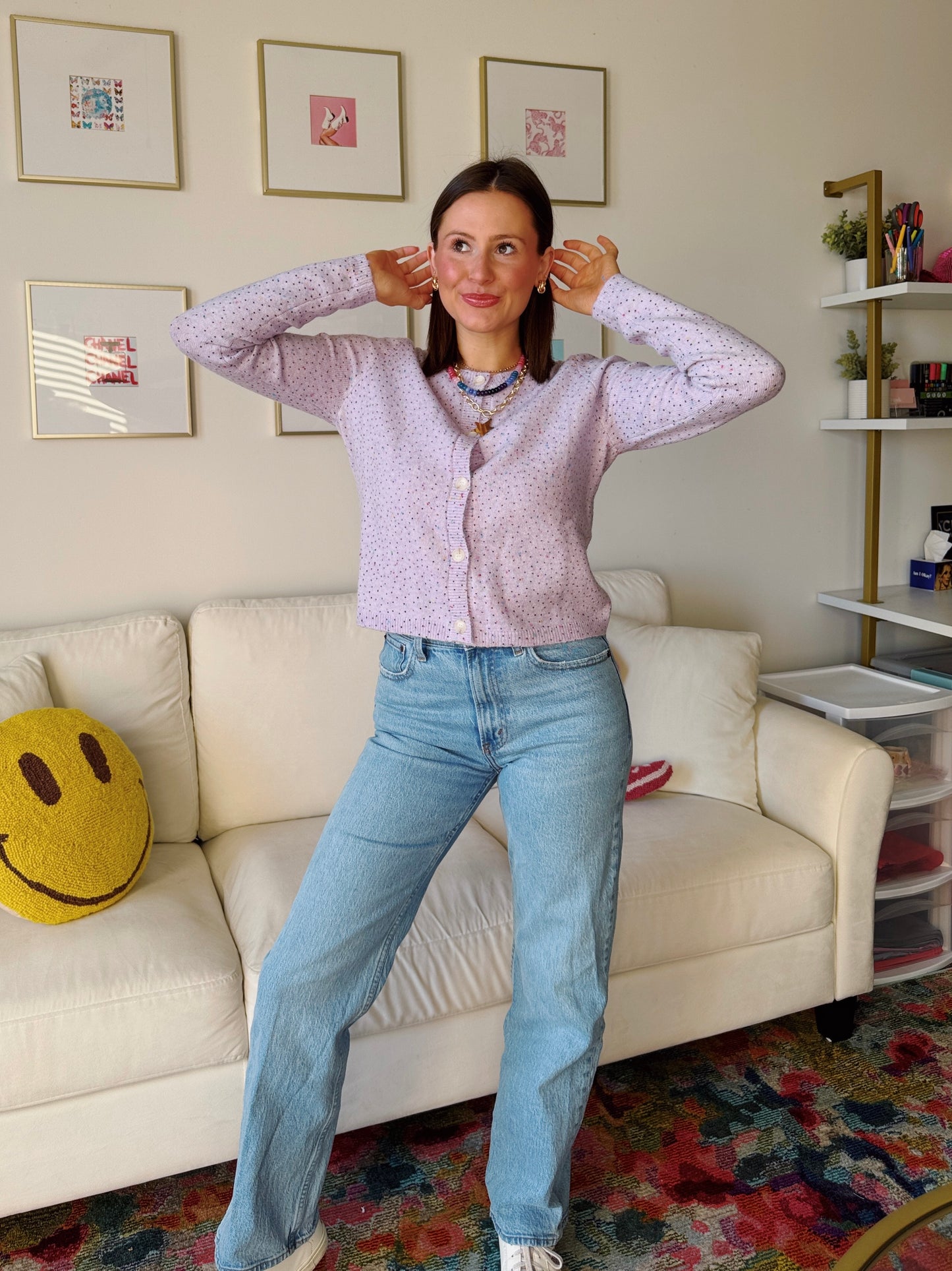 Pop Rocks Confetti Button Down Cardigan