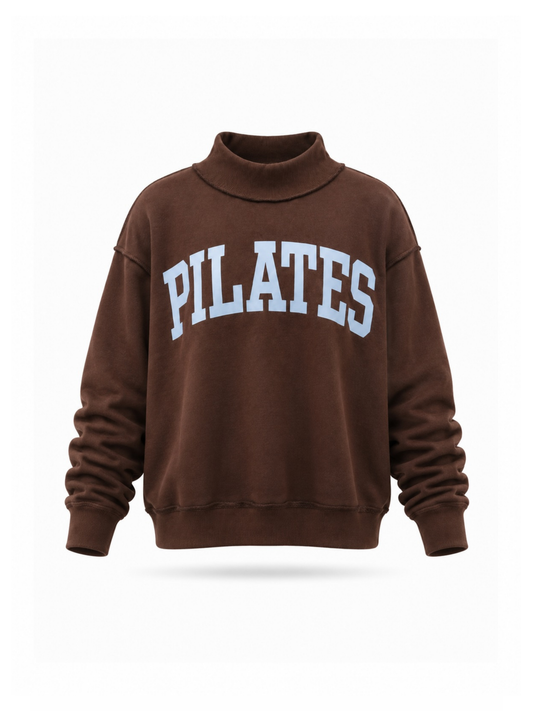PREORDER: Pilates/Yoga Reversible Mock Neck Sweatshirt (LATE SEPTEMBER)