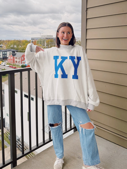 Kentucky Reversible Mock Neck Sweatshirt