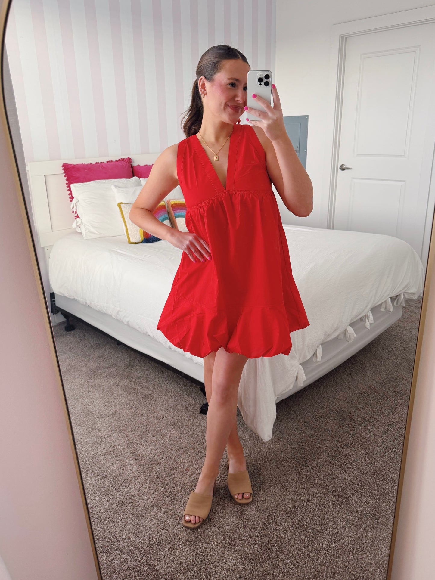Steal a Kiss Bow Back Bubble Dress