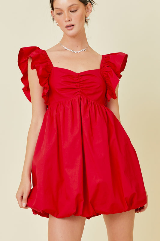 Candy Apple Bubble Dress