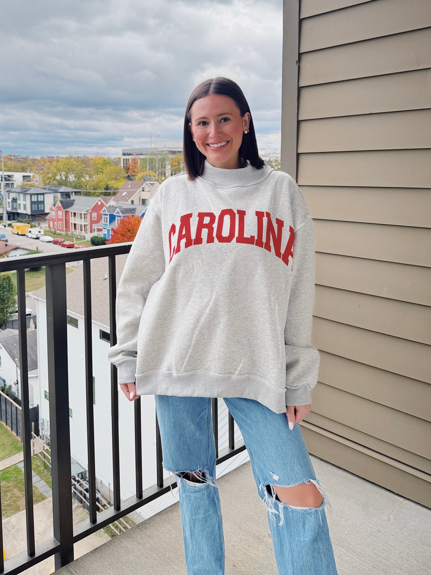 South Carolina Reversible Mock Neck Sweatshirt