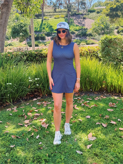 Out & About Polka Dot Athletic Dress