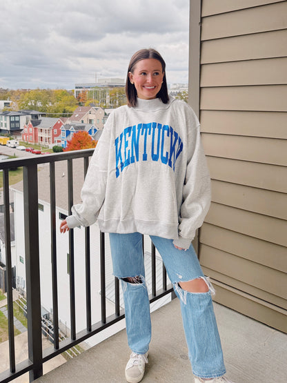 Kentucky Reversible Mock Neck Sweatshirt