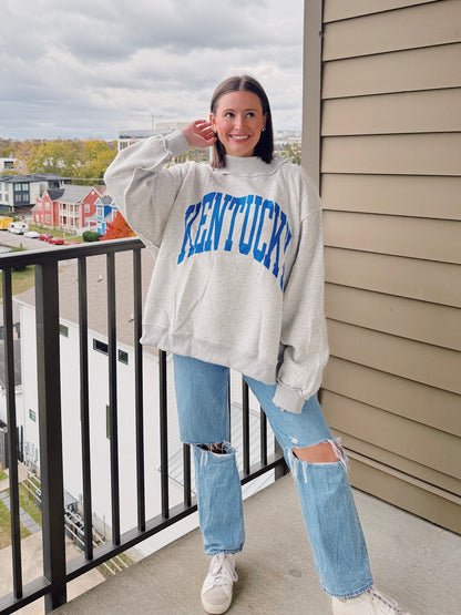 Kentucky Reversible Mock Neck Sweatshirt