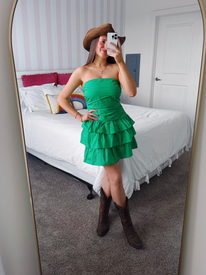Make Your Mark Ruffle Dress