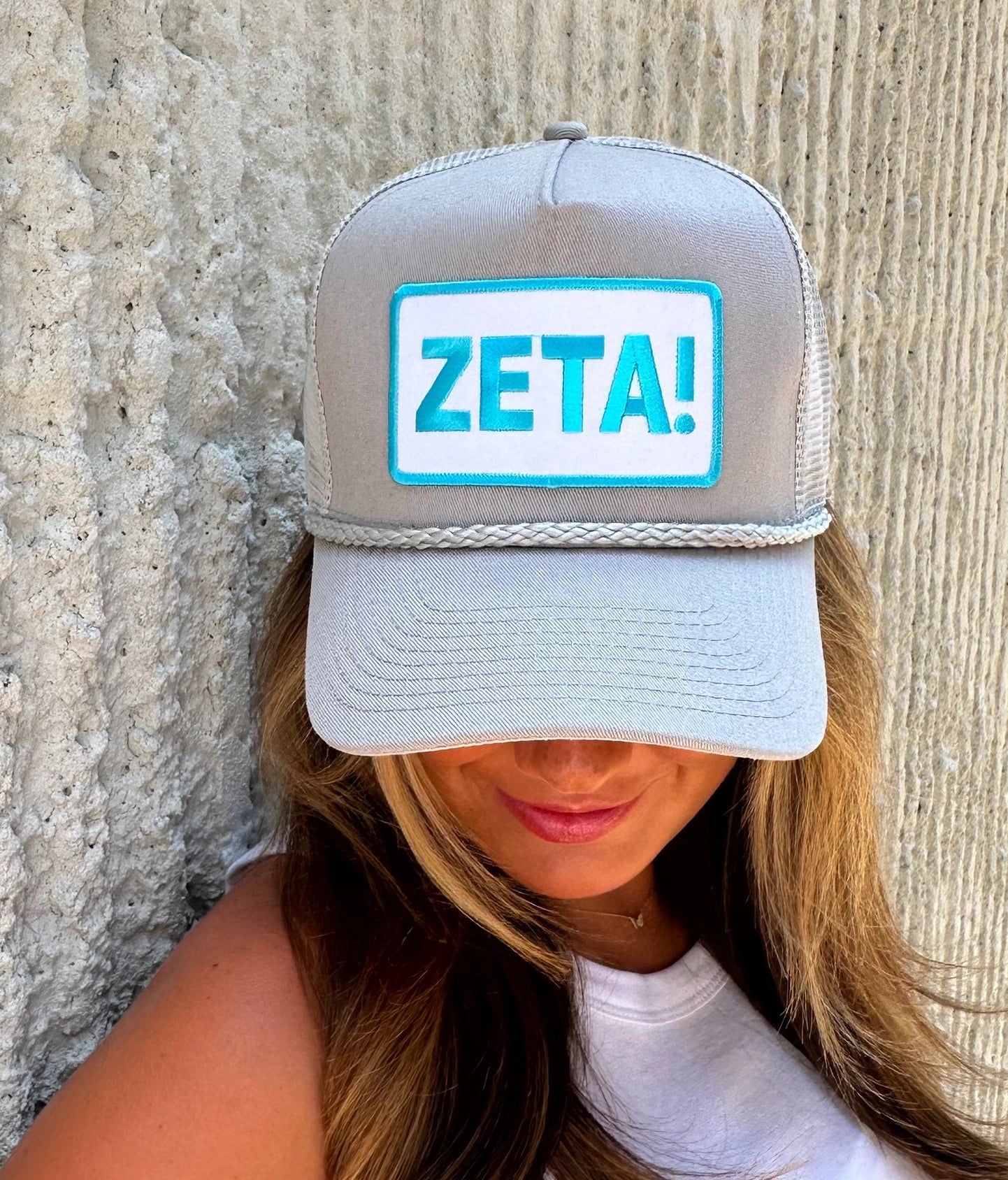 PREORDER: Zeta Tau Alpha (ZETA) Patch Trucker Hat (LATE SEPTEMBER)