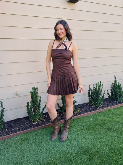 Cowgirl Crush Suede Dress