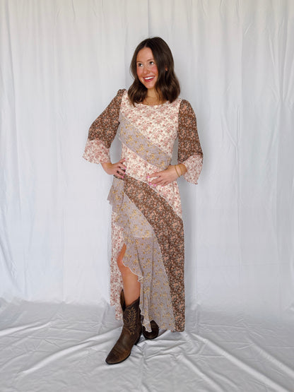 Golden Hour Floral Maxi Dress