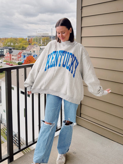 Kentucky Reversible Mock Neck Sweatshirt