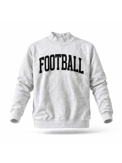 Football/Gameday Reversible Mock Neck Sweatshirt