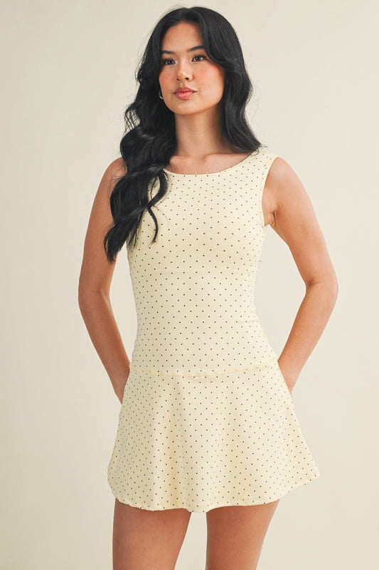 Out & About Polka Dot Athletic Dress