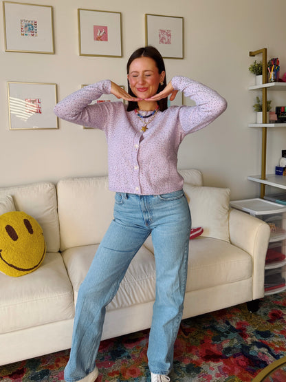 Pop Rocks Confetti Button Down Cardigan