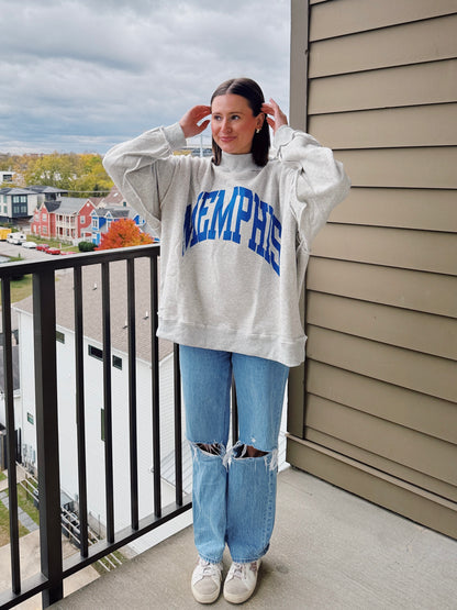 Memphis Reversible Mock Neck Sweatshirt