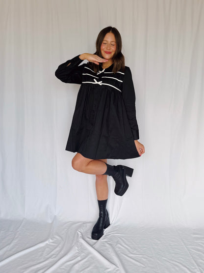 Darling Days Bow Button Down Dress